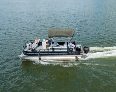 Fish Carters Lake on a 20' Pontoon Rental