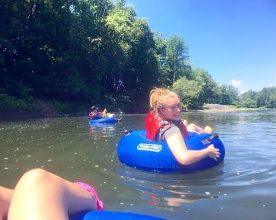 2-Mile Winooski River Tubing Shuttle in Waterbury