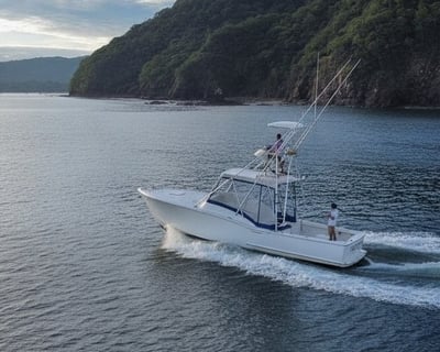 Fishing Charter in Playas del Coco on a 32' Boat