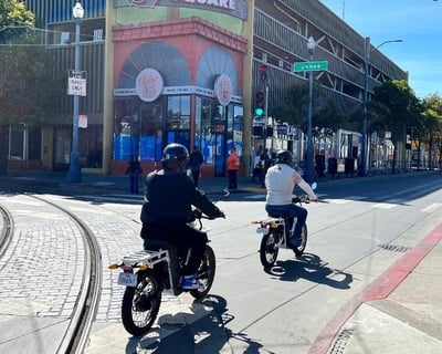 5-Hour Electric Moped Rental in San Francisco
