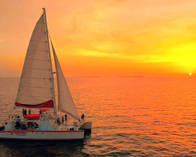 Key West Sunset Catamaran Cruise with Open Bar