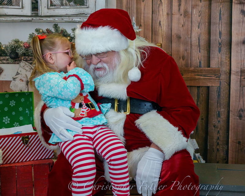 Cookie Decorating with Santa at Curtis Orchard in Champaign