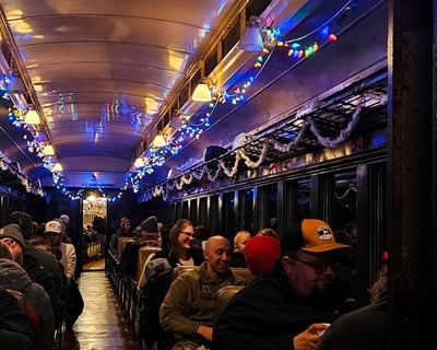 Holiday Train Ride in North Freedom