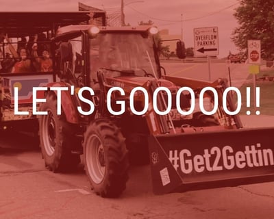 Downtown Sioux Falls Party Tractor Ride
