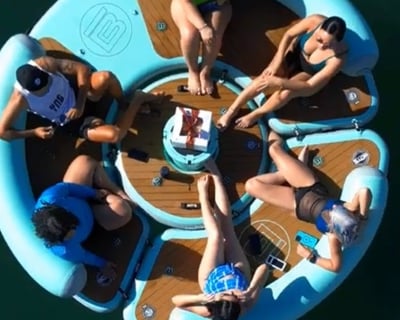 10' Floating Platform Rental at Condado Lagoon