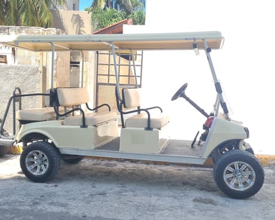Isla Mujeres 6-Passenger Golf Cart Rental