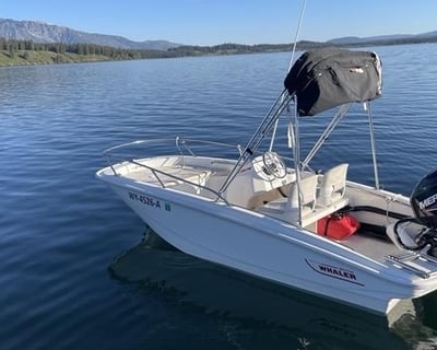 Jackson Lake 14' Boston Whaler Rental