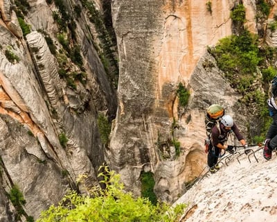 6-Hour Via Ferrata Guided Tour in Virgin