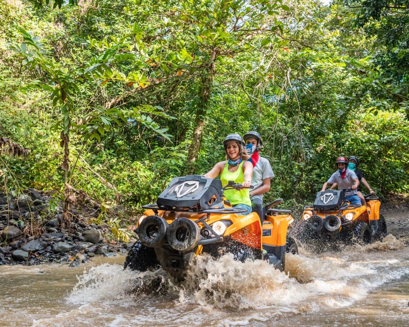 Guided ATV Tour & Mameyes River Swim Near El Yunque