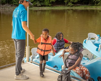 30-Minute Pedal Boat Rental on Pine Lake