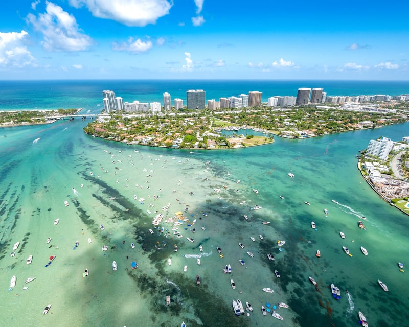 Helicopter Tour Over Miami Beach from Fort Lauderdale