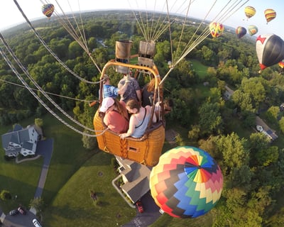 3-Hour Hot Air Balloon Ride in Pompey
