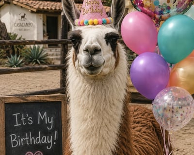 Alpaca Ranch Birthday Party in Wisconsin Dells