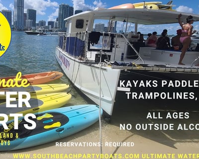 Miami Biscayne Bay Water Sports Catamaran Cruise