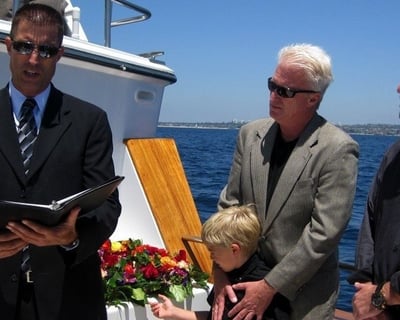 Scattering of Ashes at Sea Charter in Newport Beach