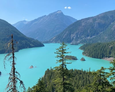 North Cascades Hike with Lake Diablo Views