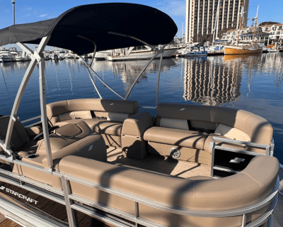 16' Pontoon Rental on Mission Bay