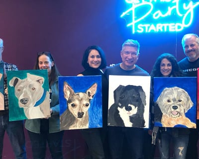 Plano Pet Portrait Painting Class