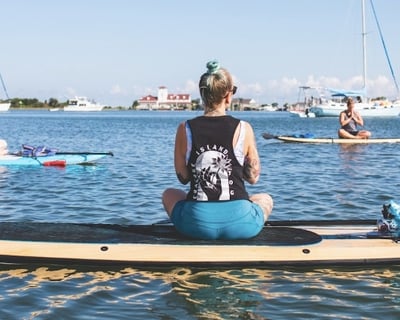 Stand-Up Paddleboard Yoga Class in Ocracoke