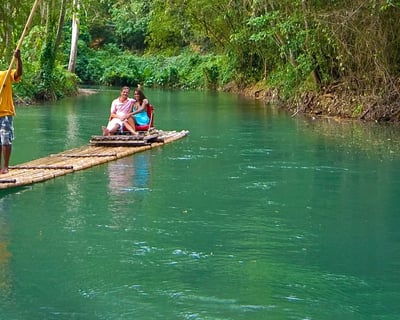 Horseback Riding & Bamboo Rafting at Dunn's River Falls