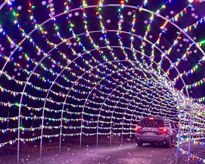 Animated Holiday Light Drive-Thru in East Brunswick