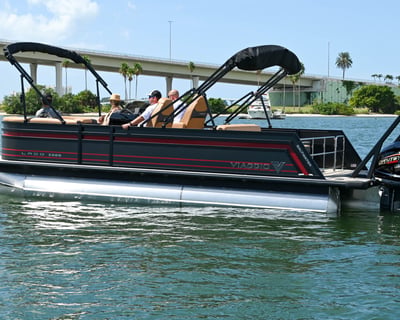 High-Power Pontoon Rental on Alcova Reservoir