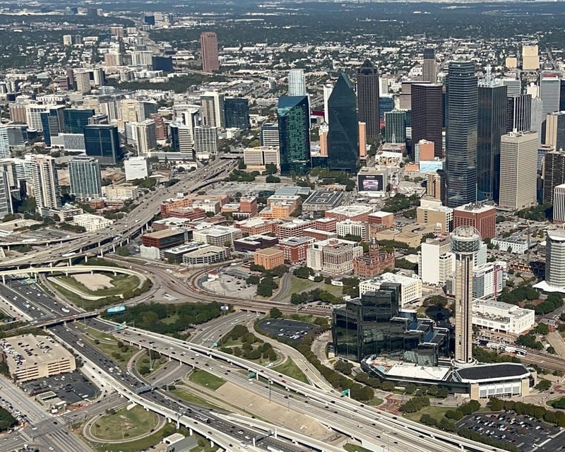Scenic Flight Tour Over Downtown Dallas & Reunion Tower