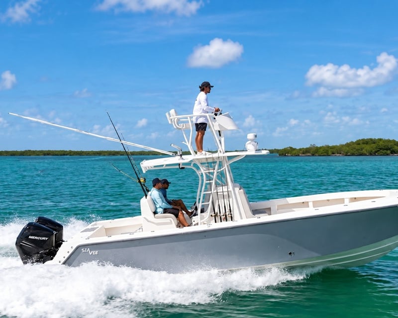 Private 32' Fishing Charter in Cudjoe Key
