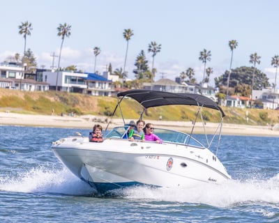 22' Powerboat Rental on Mission Bay
