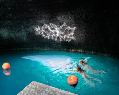 Hot Springs Cave Swim near Park City