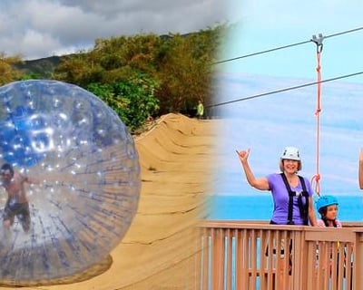 Maui Aquaball and Zipline Adventure
