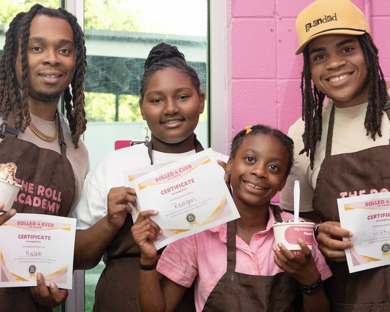 Private Rolled Ice Cream Making Class in Nashville