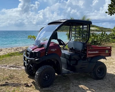Kawasaki Mule UTV Rental in Vieques
