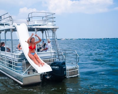 Ultimate Double Decker Party Pontoon Boat Rental