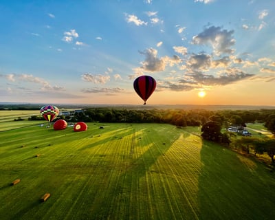 Private Hot Air Balloon Flight in New Jersey