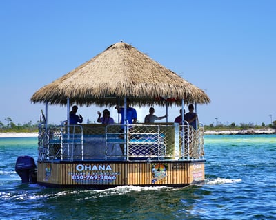 Private Tiki Boat Tour in Panama City Beach