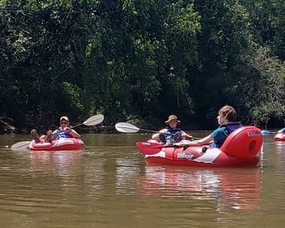 2.5-Mile Tube Tracker Rental on Yadkin River