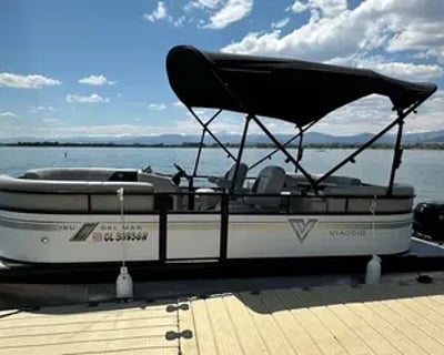 Scenic Pontoon Boat Tour & Rental at Horsetooth Reservoir
