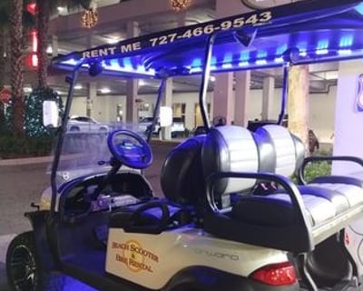 4-Passenger Golf Cart Rental in Clearwater Beach
