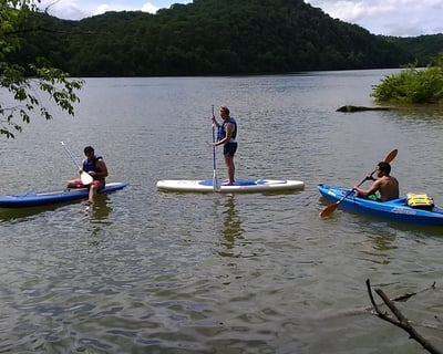 Kayak & Paddle Board Rental On Cordell Hull Lake