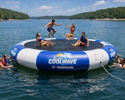 15' Water Trampoline Rental in Shelbyville