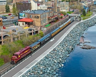 Ride the Duluth Zephyr Train Along Lake Superior