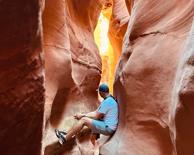 Hike Bighorn Slot Canyon Near Escalante