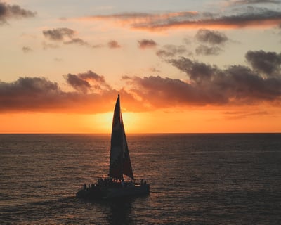 Sail Ko Olina on a 1.5-Hour Sunset Catamaran Cruise