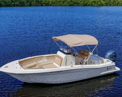 Fort Myers Boat Rental: 21.5ft Scout Bimini