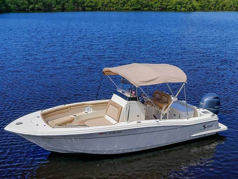 Fort Myers Boat Rental: 21.5ft Scout Bimini