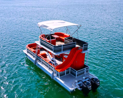Newport Beach 33' Double-Decker Pontoon Rental