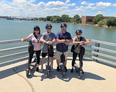 Guided E-Scooter Tour of Downtown Green Bay