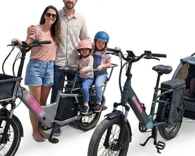 Family Cargo E-Bike Rental in Isle of Palms