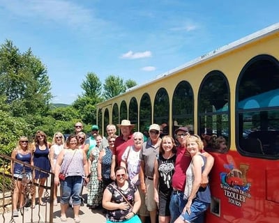 Trolley Wine Tour to Three Wineries with Tastings and Charcuterie